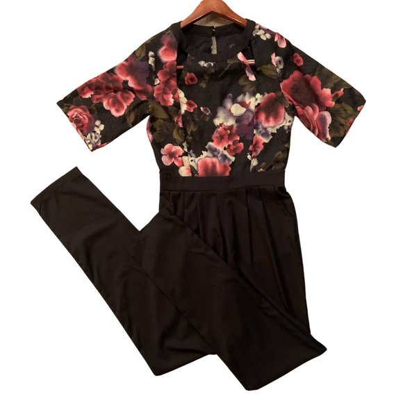 CLEARANCE: Floral Jumpsuit - Picture 2 of 6